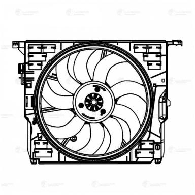 Вентилятор охлаждения в сборе с электроприводом LFK 2620