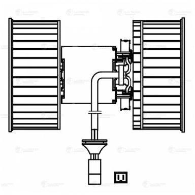 Мотор отопителя LFh 1603