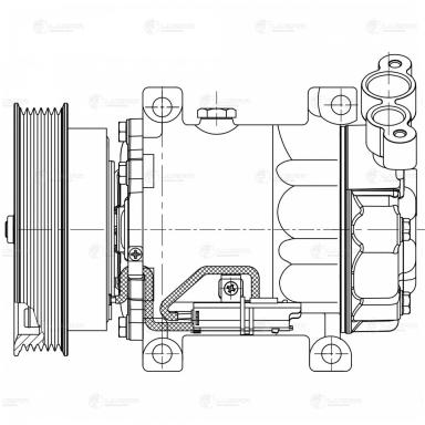 Компрессор кондиционера LCAC 0916