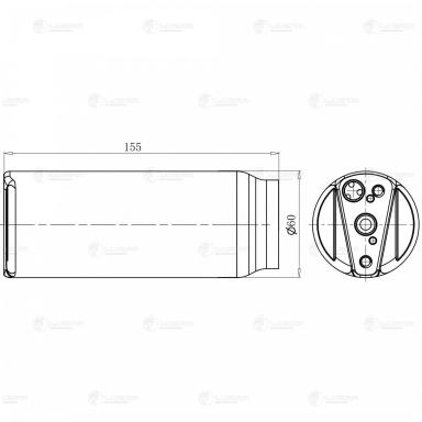 Ресивер-осушитель кондиционера LCR 1901