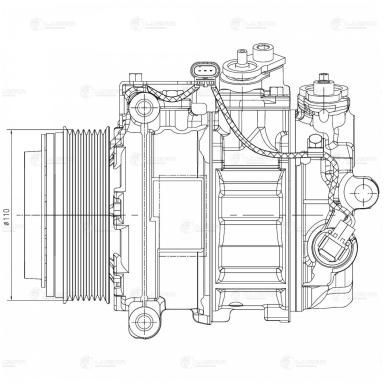 Компрессор кондиционера LCAC 1551