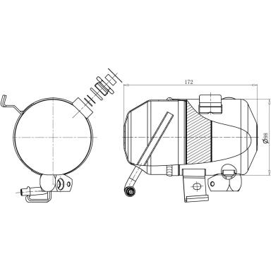Ресивер-осушитель кондиционера LCR 2802