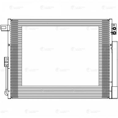 Радиатор кондиционера LRAC 0303