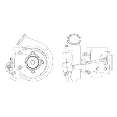 Турбокомпрессор LAT 0734