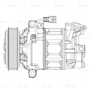 Компрессор кондиционера LCAC 0178