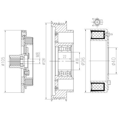 Муфта кондиционера LMAC 0837