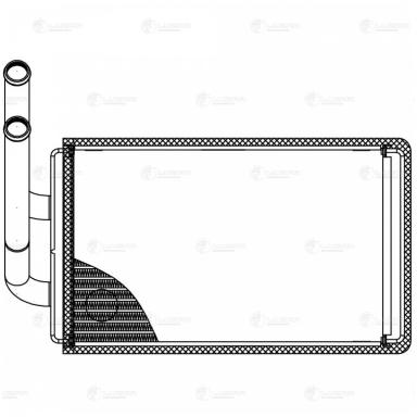 Радиатор отопителя LRh 0543