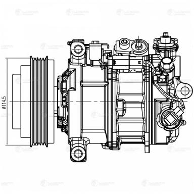Компрессор кондиционера LCAC 1516