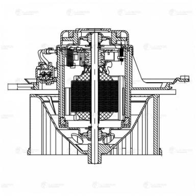Мотор отопителя салона LFh 0964