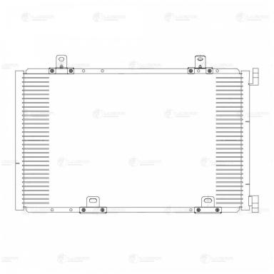 Радиатор кондиционера LRAC 0122