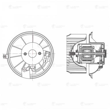 Мотор отопителя салона LFh 0363