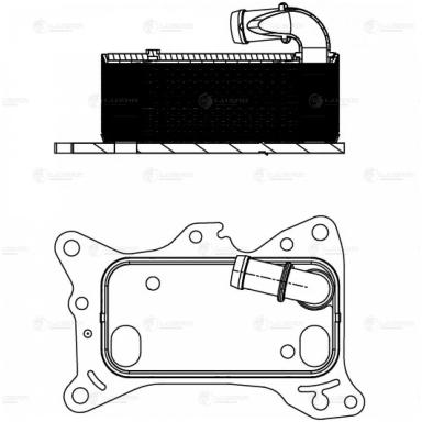 Радиатор масляный LOc 1510