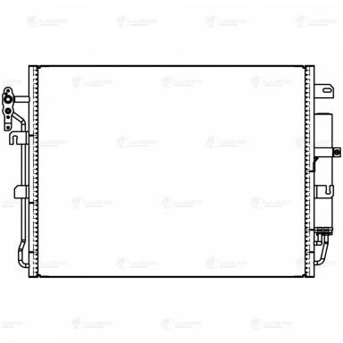 Радиатор кондиционера LRAC 10160