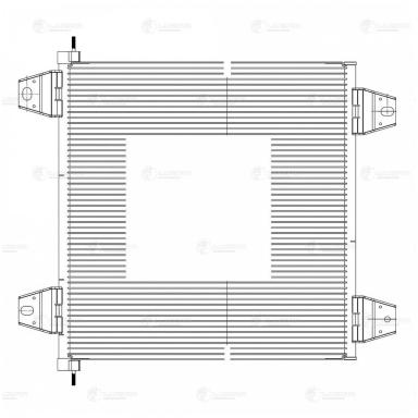 Радиатор кондиционера LRAC 2802
