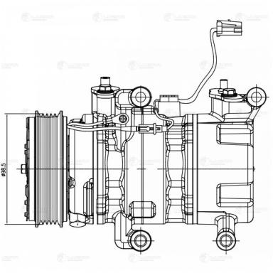 Компрессор кондиционера LCAC 2521
