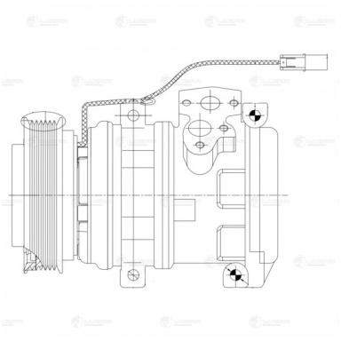 Компрессор кондиционера LCAC 1189