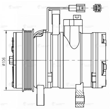 Компрессор кондиционера LCAC 0541
