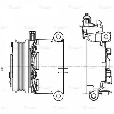 Компрессор кондиционера LCAC 1029