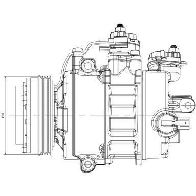 Компрессор кондиционера LCAC 1017