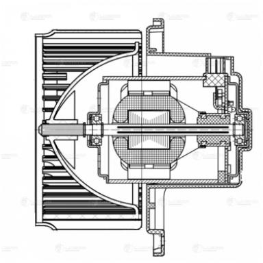 Мотор отопителя салона LFh 08K2