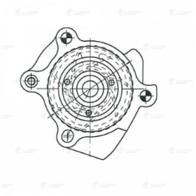 НАСОС ВОДЯНОЙ С ПРОКЛАДКОЙ LWP 1863