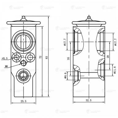 Клапан расширительный кондиционера LTRV 2070