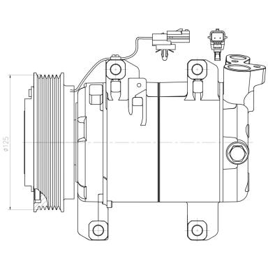 Компрессор кондиционера LCAC 0921