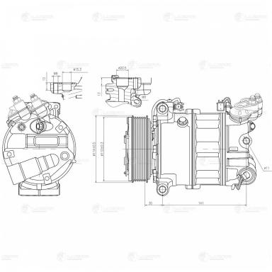 Компрессор кондиционера LCAC 1030