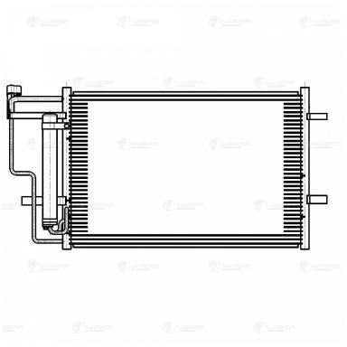 Радиатор кондиционера LRAC 25Z6