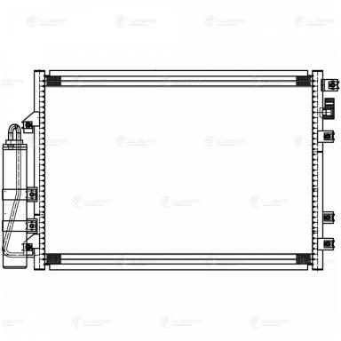 Радиатор кондиционера LRAC 0927