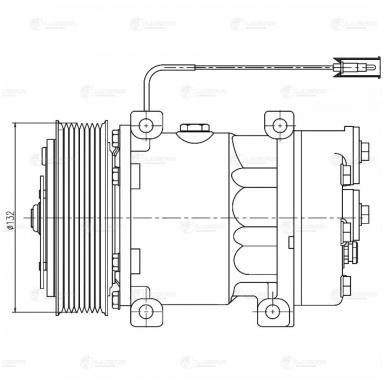 Компрессор кондиционера LCAC 1026