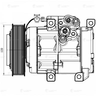 Компрессор кондиционера LCAC 0840