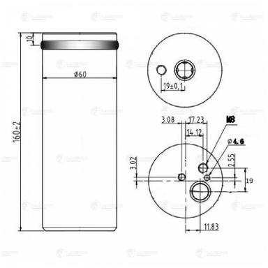 Ресивер-осушитель кондиционера LCR 1801