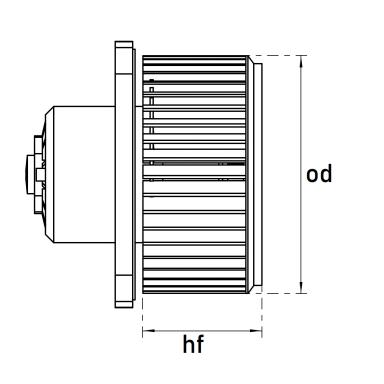 Мотор отопителя салона TT21135