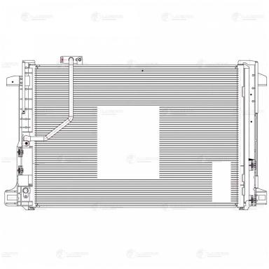 Радиатор кондиционера LRAC 1512