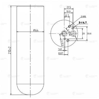 Ресивер-осушитель кондиционера LCR 1501