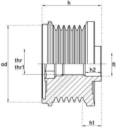 Шкив TT64317