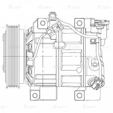 Компрессор кондиционера LCAC 1425