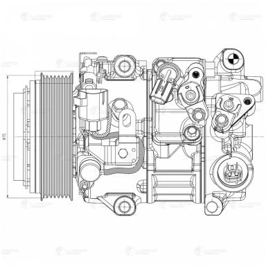 Компрессор кондиционера LCAC 1935