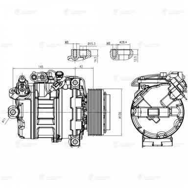 Компрессор кондиционера LCAC 2608