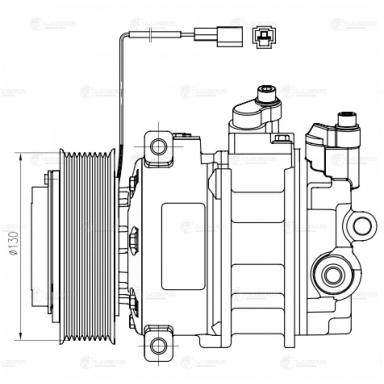 Компрессор кондиционера LCAC 1541