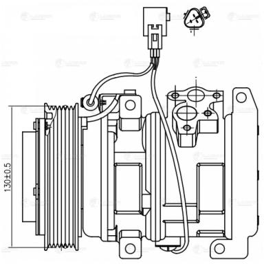 Компрессор кондиционера LCAC 1970