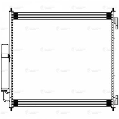 Радиатор кондиционера LRAC 1017