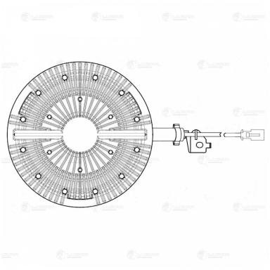 Вискомуфта привода вентилятора LMC 1203