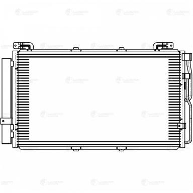 Радиатор кондиционера LRAC 0817