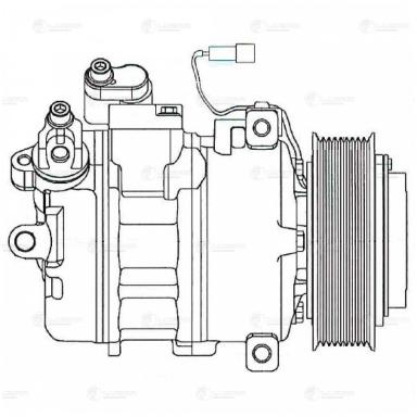 Компрессор кондиционера LCAC 0790