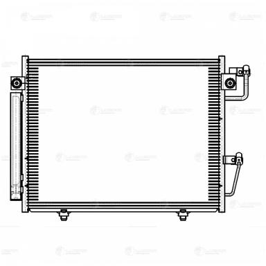 Радиатор кондиционера LRAC 11189
