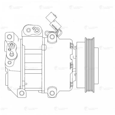 Компрессор кондиционера LCAC 0851