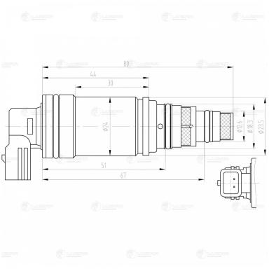 Клапан компрессора кондиционера LCCV 2601