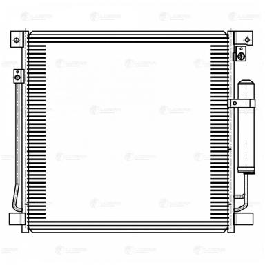 Радиатор кондиционера LRAC 1150